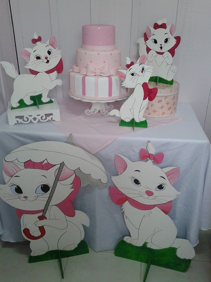 Decoração Gatinha Marie Festa Infantil